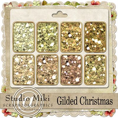 Gilded Christmas Glitters