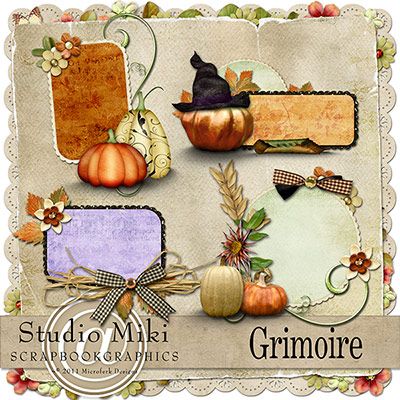 Grimoire Clustered Journal Cards