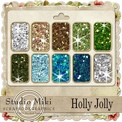 Holly Jolly Glitter Styles