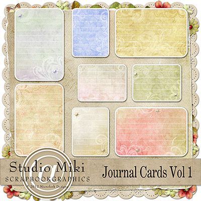 Journal Cards Vol 1