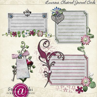 Luxurious Clustered Journal Cards