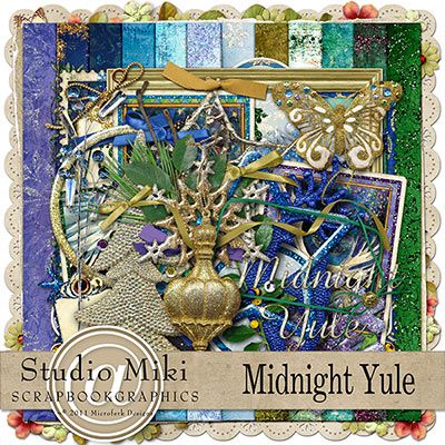 Midnight Yule Page Kit