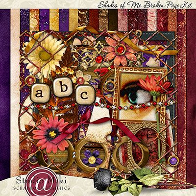 Shades of Me Broken Page Kit
