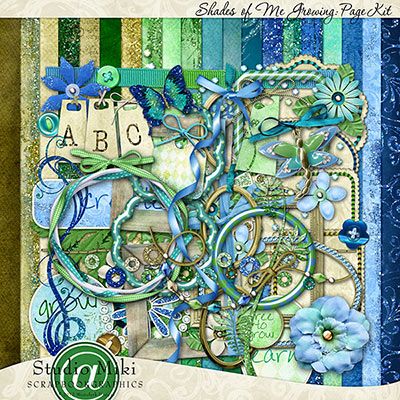 Shades of Me Growing Page Kit