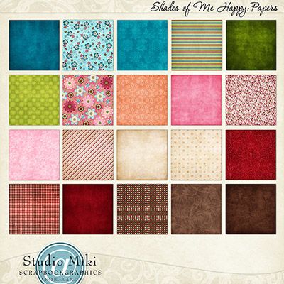 Shades of Me Happy Papers