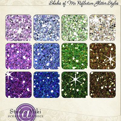 Shades of Me Reflective Glitter Styles