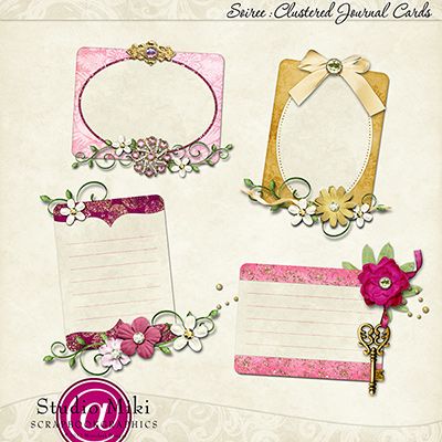 Soiree Clustered Journal Cards