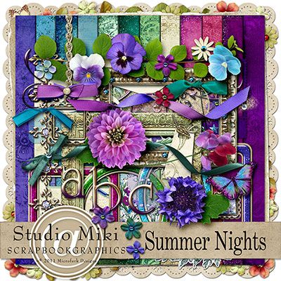 Summer Nights Page Kit