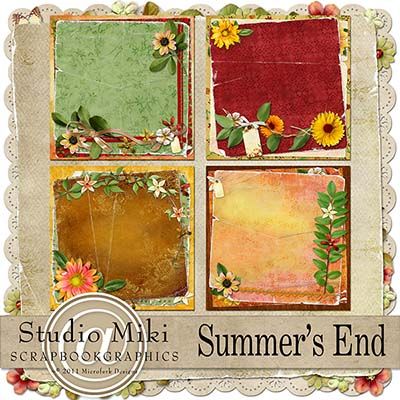 Summer's End Stacked Papers