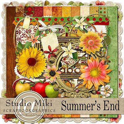 Summer's End Page Kit