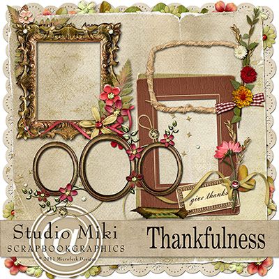 Thankfulness Clustered Frames