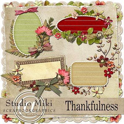 Thankfulness Clustered Journal Cards