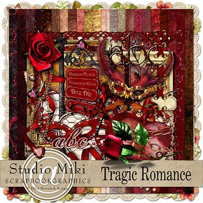 Tragic Romance Page Kit