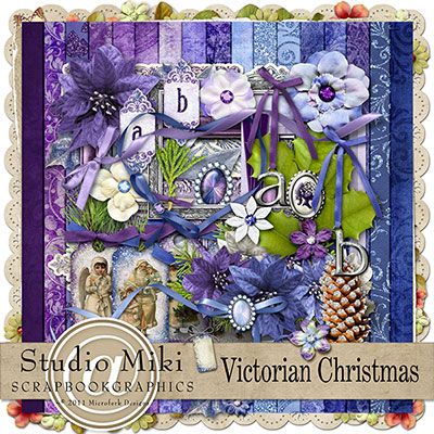 Victorian Christmas Page Kit