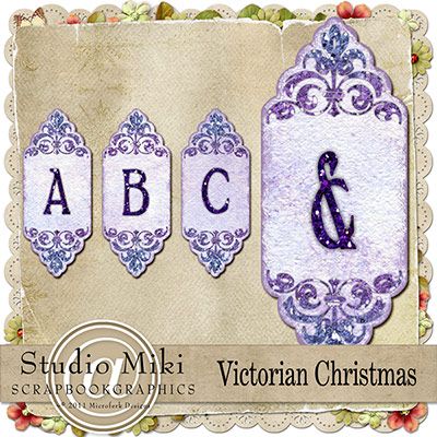 Victorian Christmas Alphas