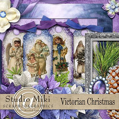 Victorian Christmas Elements