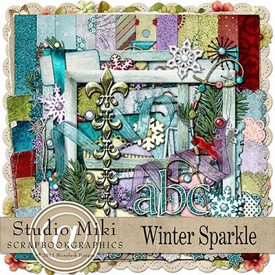 Winter Sparkle Page Kit