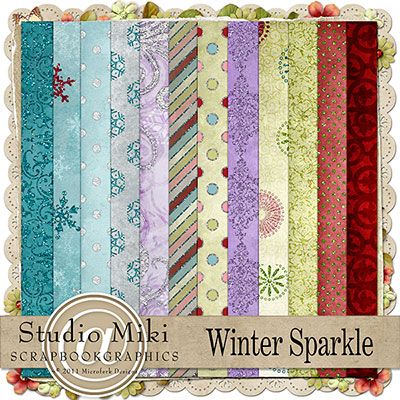 Winter Sparkle Papers