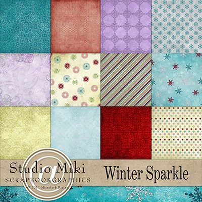 Winter Sparkle Papers