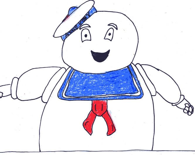 Stay Puft Drawing