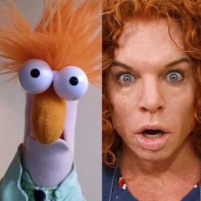 carrot top before and after. now efore after Enjoyed a