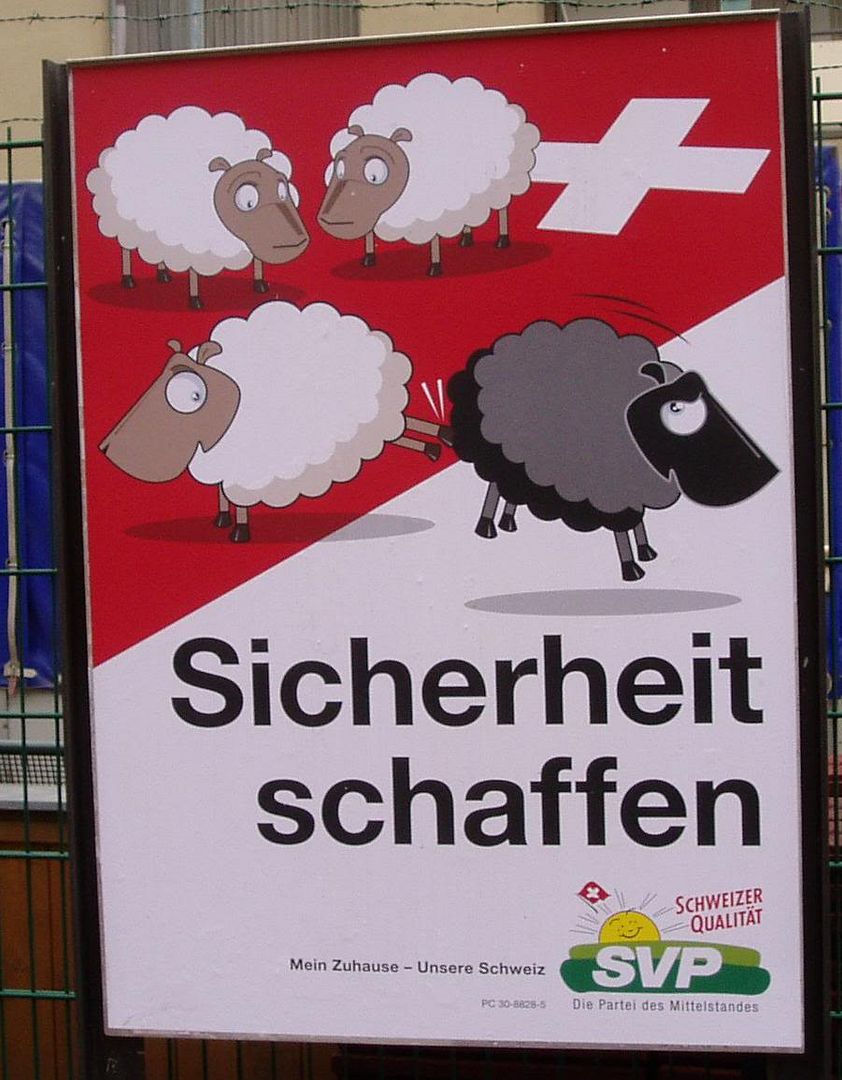 Switzerland Racist Poster