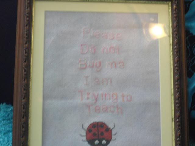 cross stitch craft teachers gift
