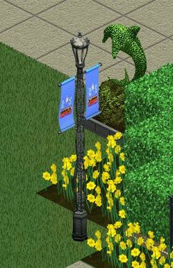 Sims 1 Banner Lamp Screenshot