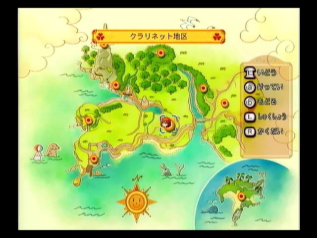 harvest moon snes map