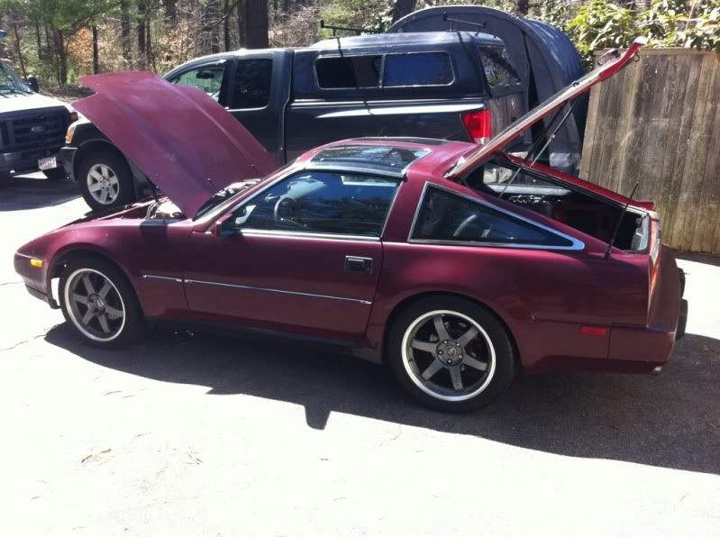 300ZX Sitting on Staggered Wheels http://zilvia.net/f/cars-sale/520264-v8-swapped-300zx-runs-drives-fun-toy-cheap.html