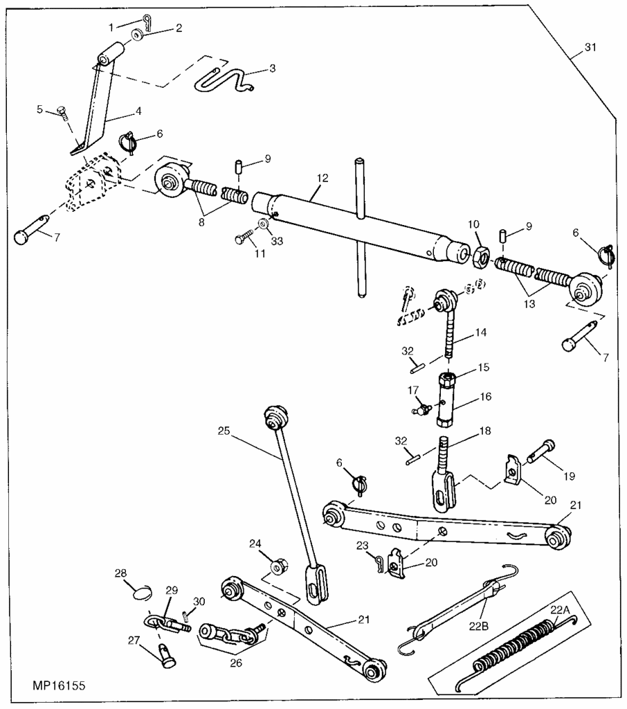 Point Hitch Parts Diagram