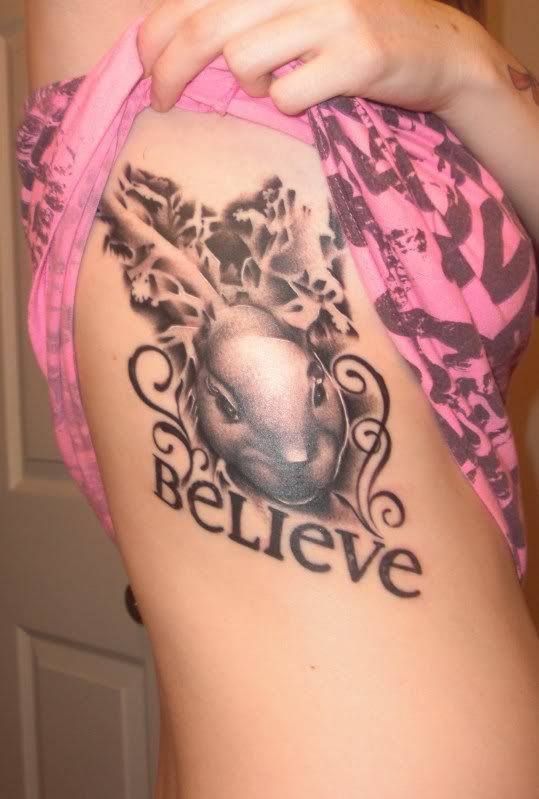 believe tattoos. My beLIEve/Criss Angel tribute tattoo done by my wonderful 