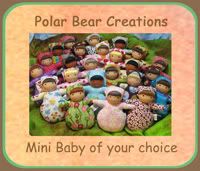 Doll Waldorf inspired custom made Mini Baby of your choice!
