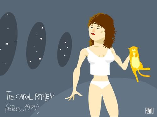 El cromo de Ripley en cueros en 'Alien el octavo pasajero'