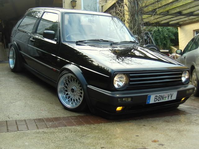 And here they are on a Golf This isn't my car I can't wait to get them on