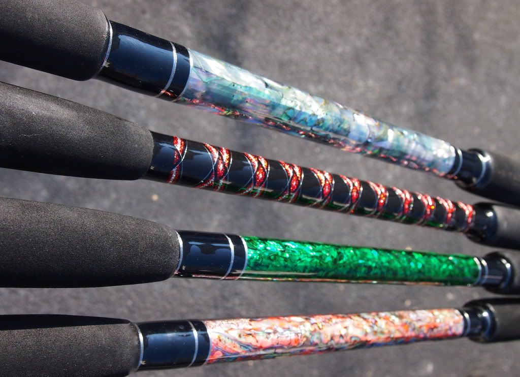 Custom Gaffs with Abalone