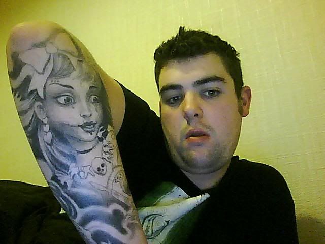 Another three hour sitting at London Tattoo Convention 2009: