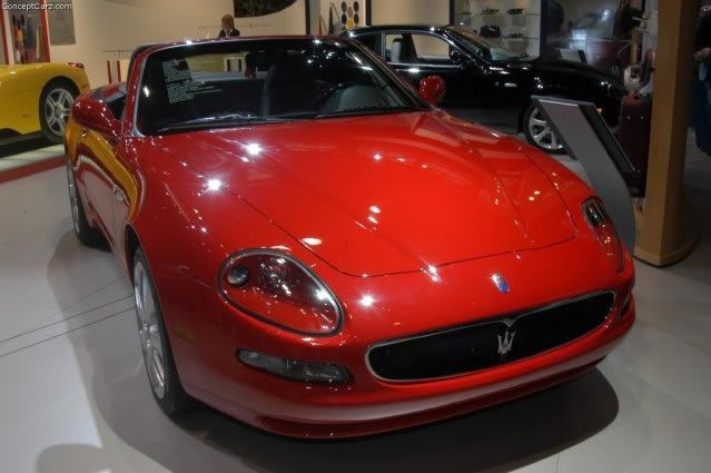 Maserati+spyder+red