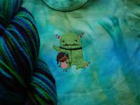 My Pet Monster on BBR + embroidered shirt