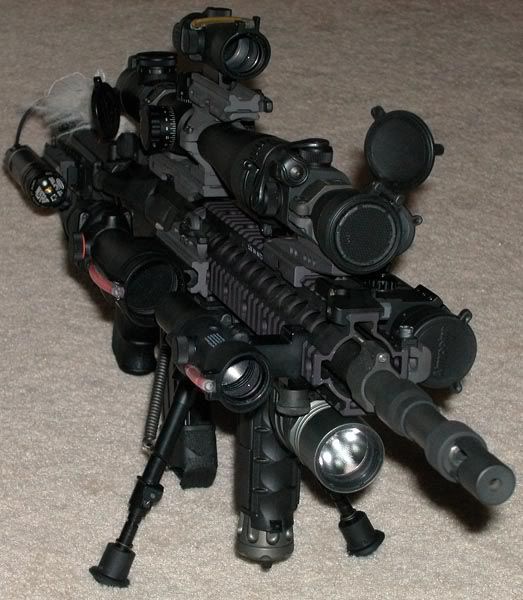 Image result for AR15 with too many accessories