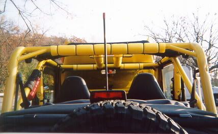 Roll Bar Padding Yellow