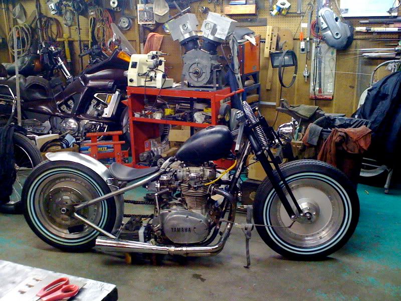 xs650 bobber frame