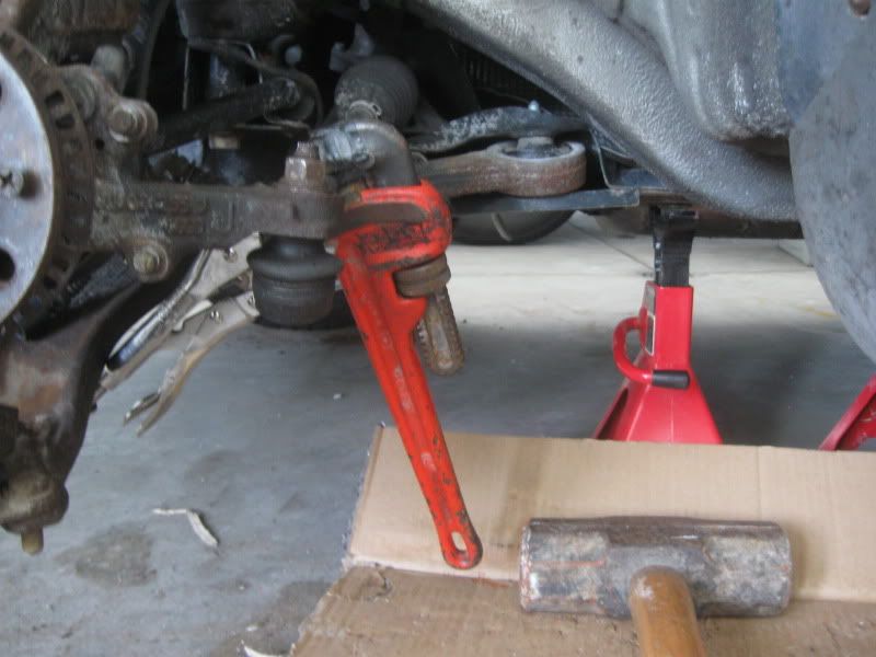 Can't break inner/outer tie rod loose VW Vortex Volkswagen Forum