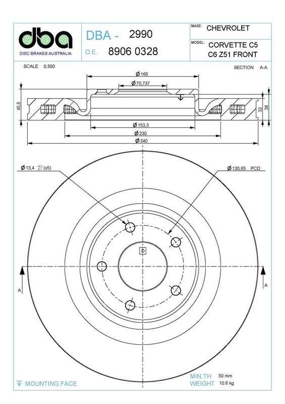 Stock C5 rotor sizes?Worth upgrading to C6 Z51 brakes? CorvetteForum