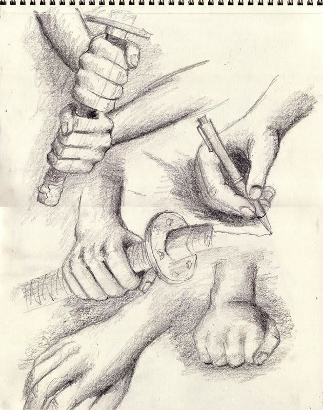 Njord's sketchbook; Getting the Cramps. Njord's sketchbook; Getting the Cramps.