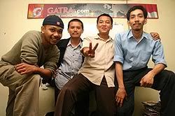 Tim Gatra.com, kiri-kanan: Edo, Tian, Ari dan Wawan (Foto: GATRA/Suci Wulandini)