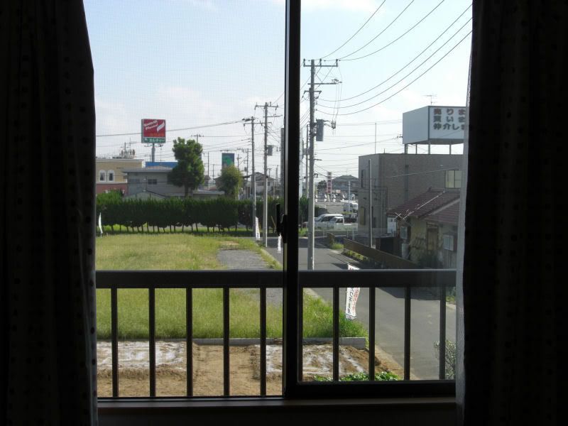 Utsikten fra leiligheten min i Togane