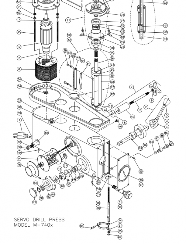 Designing a spindle lock for a Servo Micro drill press