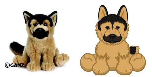 webkinz signature german shepherd