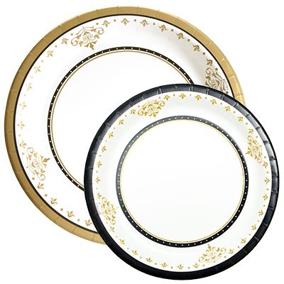 7 in. Gold Anniversary Plates